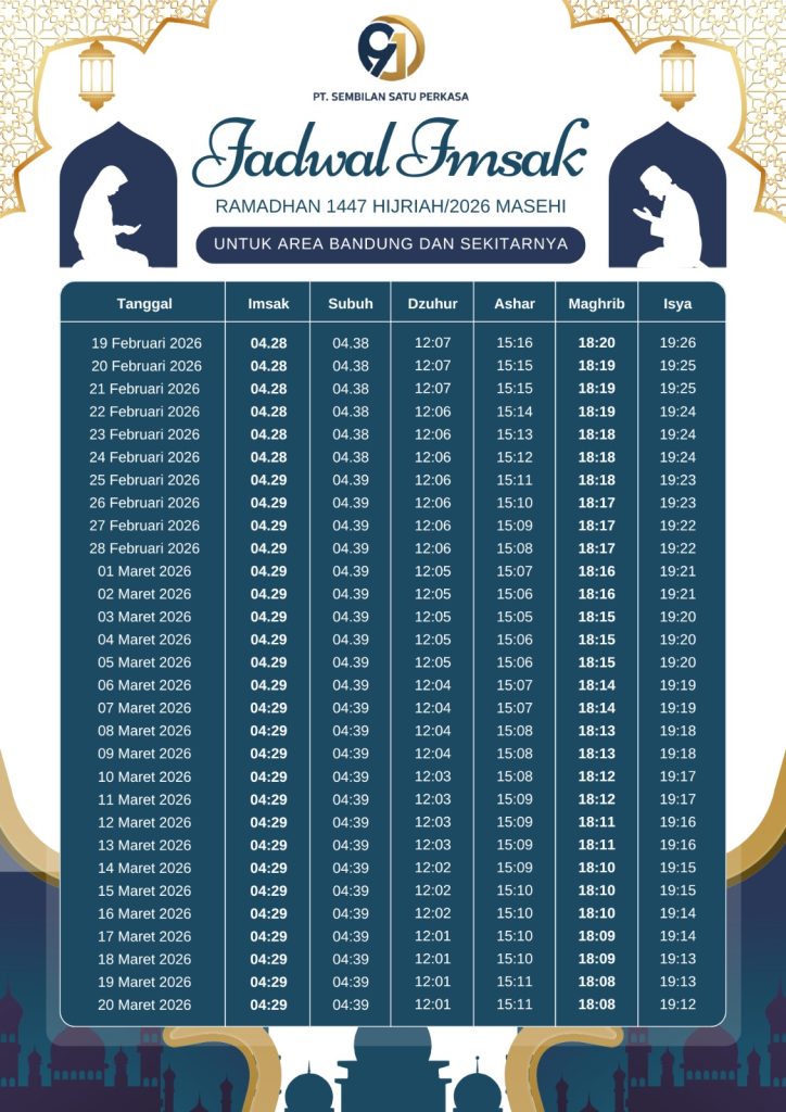 Jadwal Imsak Bandung 2026 – Temani Ramadan Anda